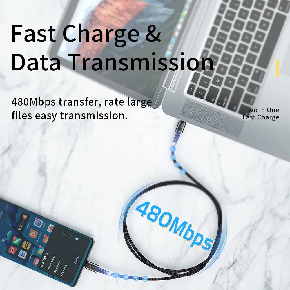 Essager 100W USB C Fast Charging Cable for MacBook Pro