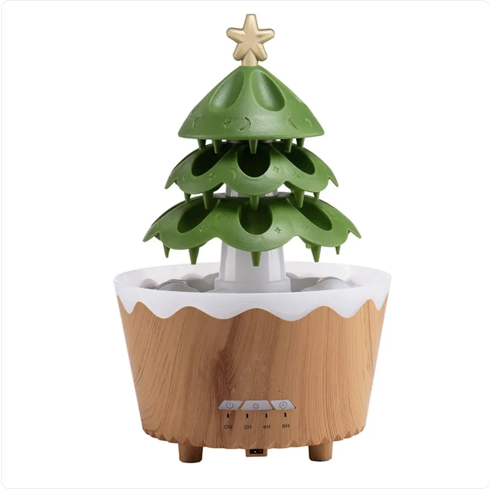 Humidificador difusor de aceites esenciales con control remoto silencioso