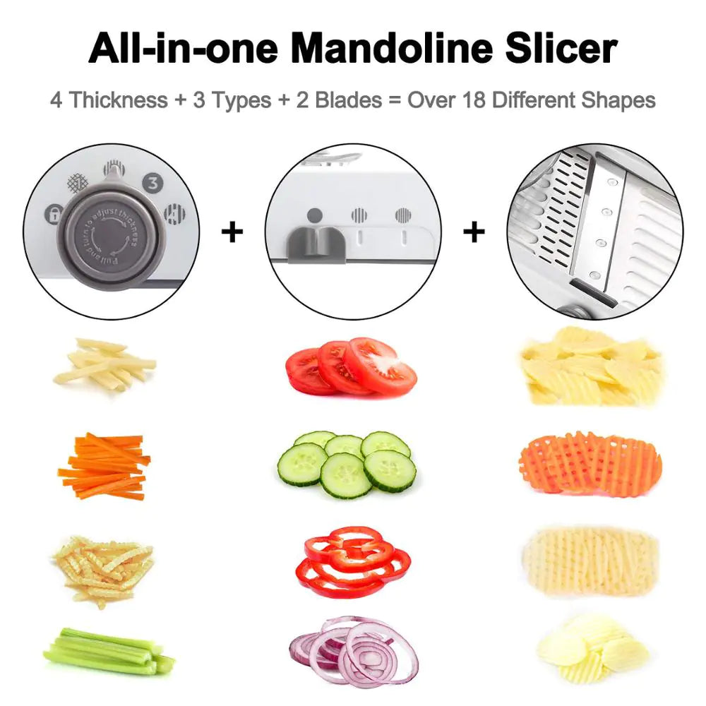 Stainless Steel Multi-Function Vegetable Cutter