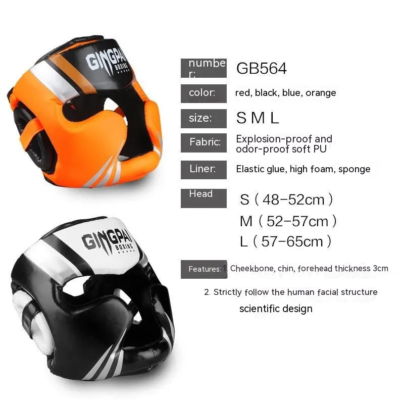 casco de boxeo de combate