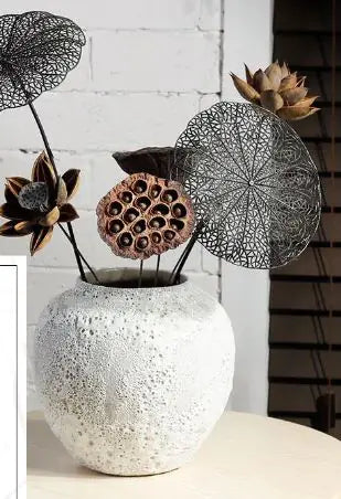 Florero de cerámica minimalista