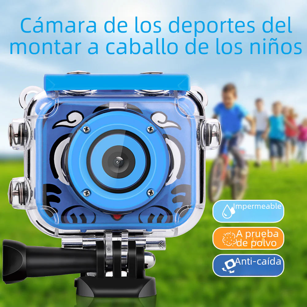Cámara digital impermeable para niños - Mini cámara HD para exteriores