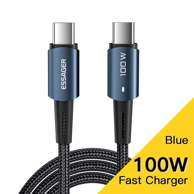 Essager 100W USB C Fast Charging Cable for MacBook Pro