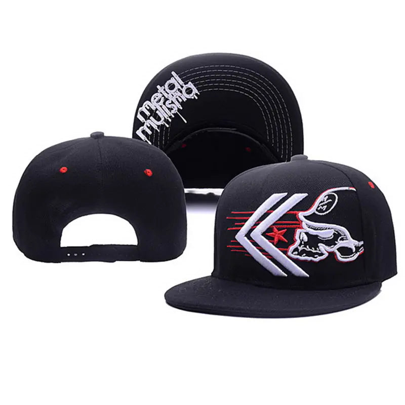 Gorra de hip-hop con bordados