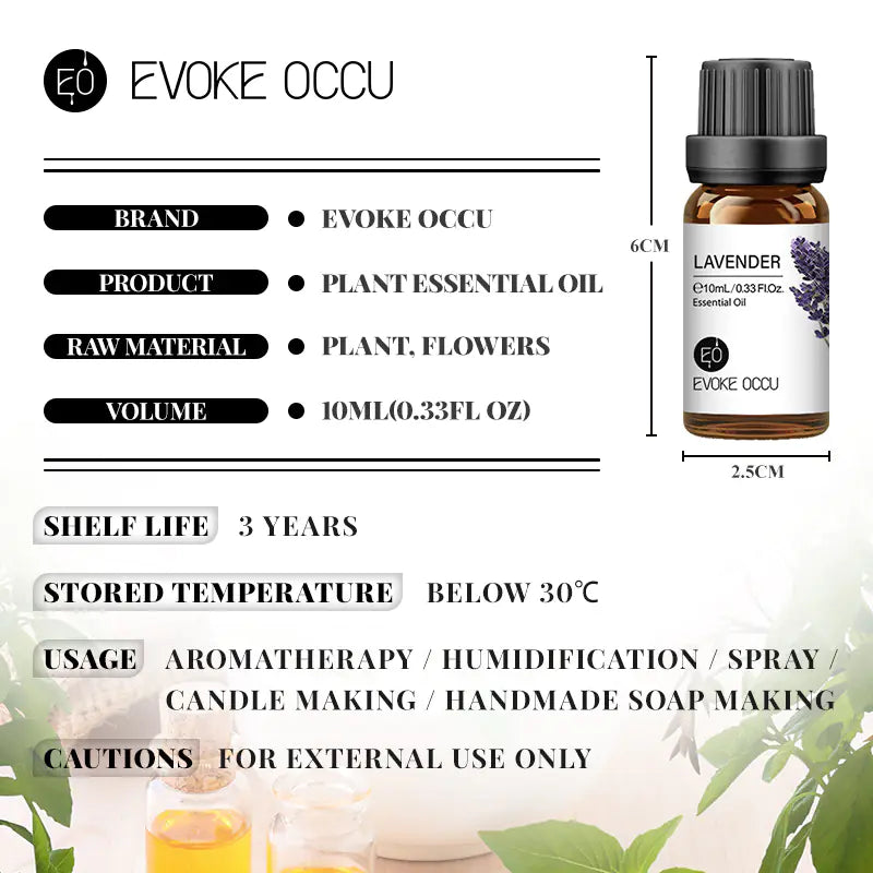 10 ml de aceite aromático puro sin diluir para velas caseras