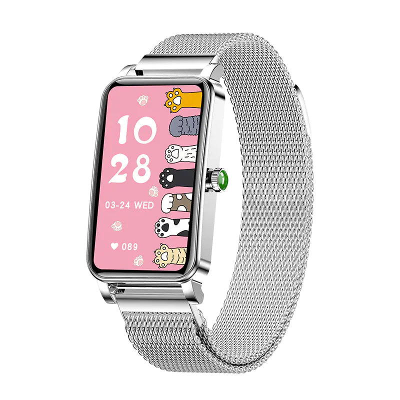 Reloj deportivo con pulsera inteligente Bluetooth para mujer