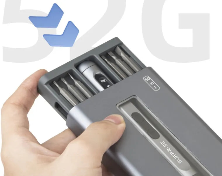 Juego de destornilladores eléctricos recargables portátiles 50 en 1