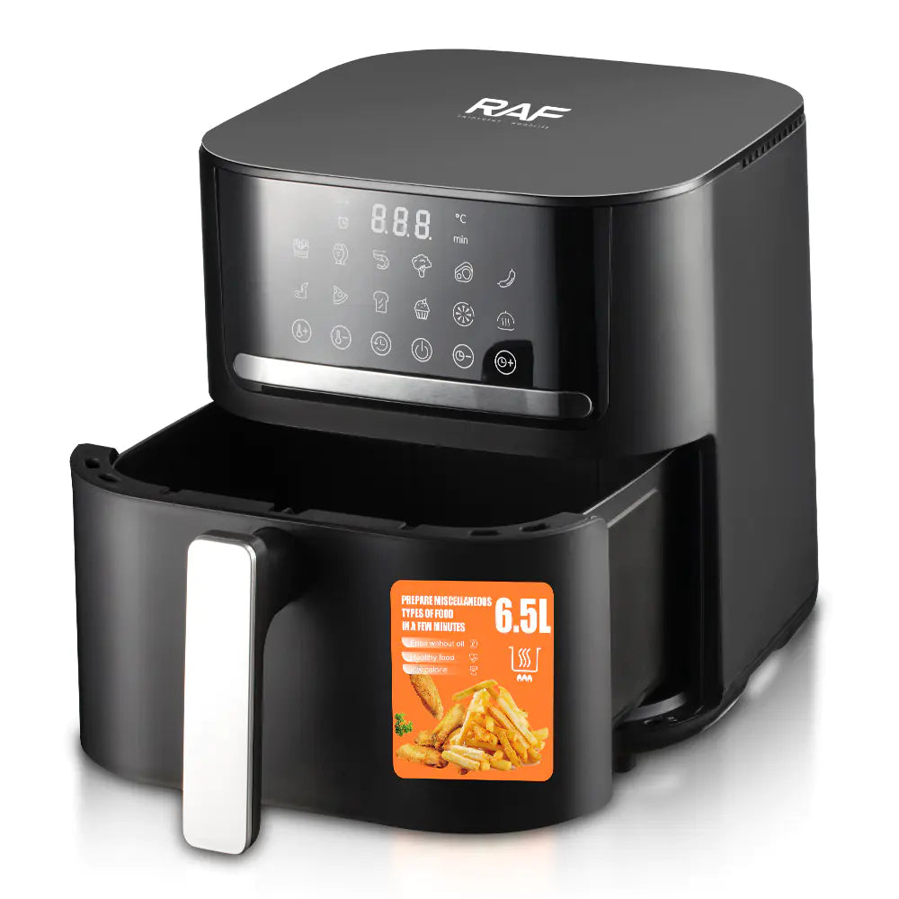 RAF European Standard 6.5L Air Fryer with Display