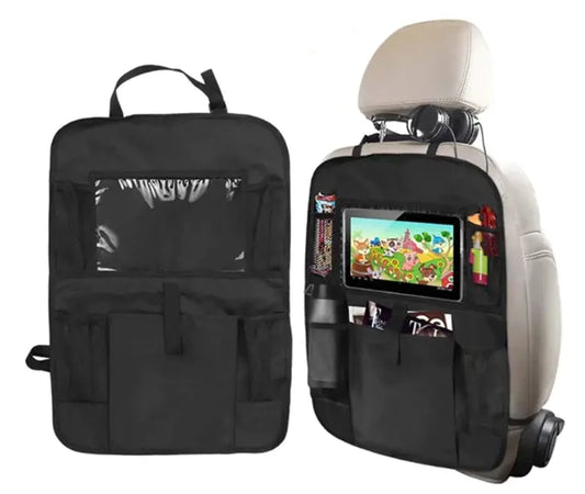 Organizador para asiento trasero de coche con soporte para iPad