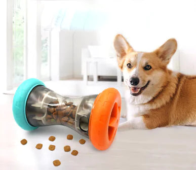 Juguete antifugas de comida para mascotas: pelota resistente a mordeduras para perros y gatos