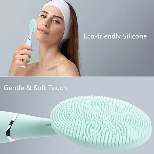 Cepillo eléctrico de limpieza facial