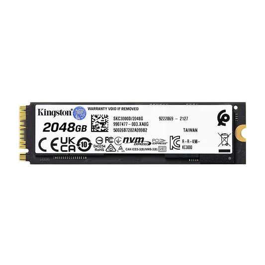 Unidad SSD Kingston KC3000 NV2 M.2 NVMe de 500 GB a 2 TB
