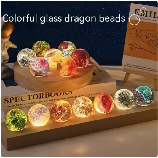 Bola de cristal que brilla en la oscuridad