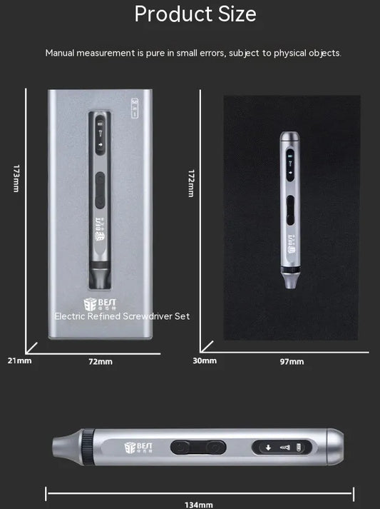 Juego de destornilladores eléctricos recargables portátiles 50 en 1