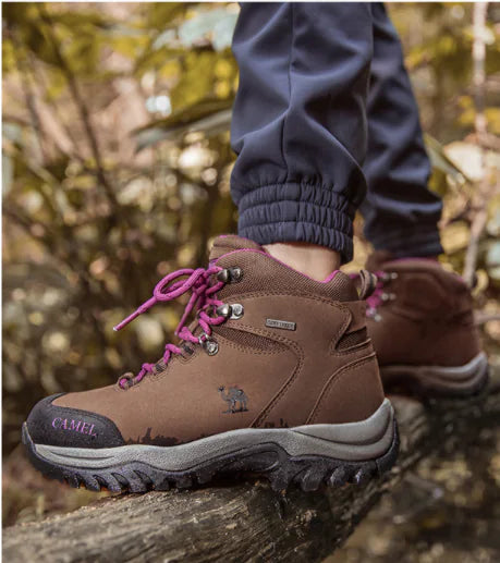 Botas altas de senderismo impermeables para hombre - Camel Brand
