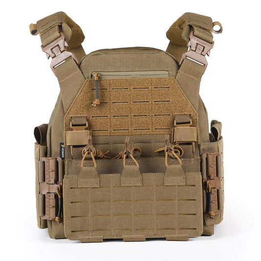 Chaleco Táctico VOTAGOO GEAR de Liberación Rápida Ligero Ajustable y Transpirable para Airsoft