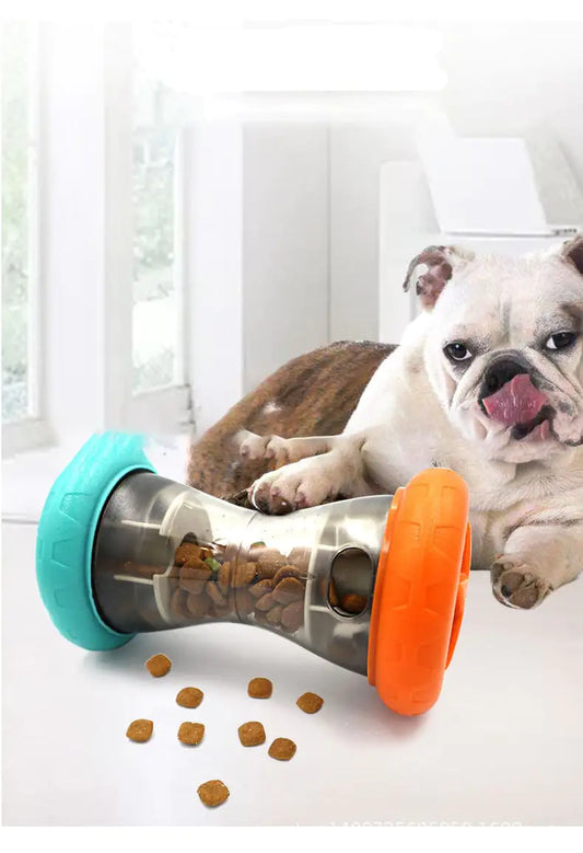 Juguete antifugas de comida para mascotas: pelota resistente a mordeduras para perros y gatos