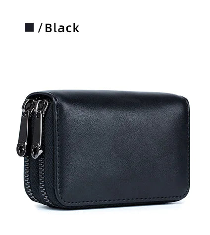 Cartera para mujer con tarjetero y bloqueo RFID de doble ranura