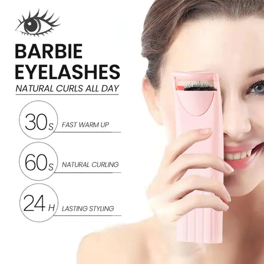 Rizador de pestañas eléctrico para maquillaje de belleza
