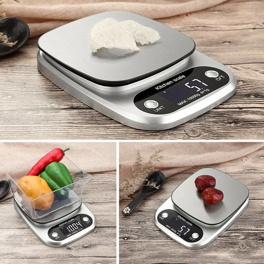 Digital Kitchen Food Scale, 22lbs Stainless Steel Balance