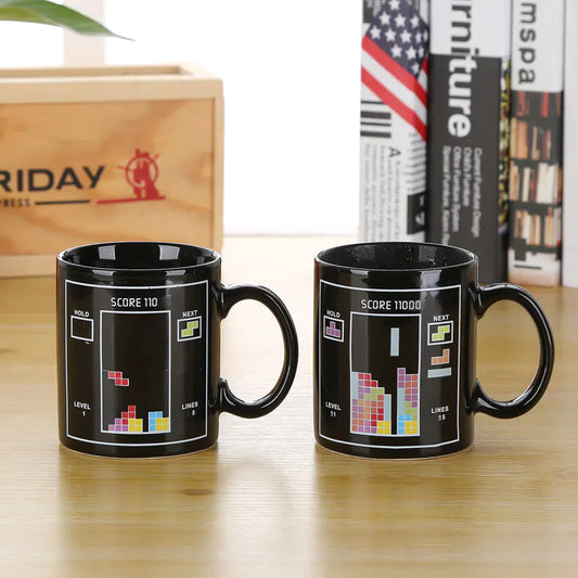 Taza de de video juegos que cambia de color