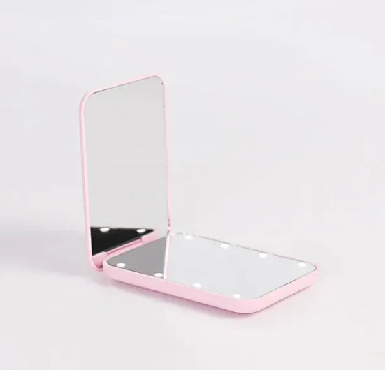 Espejo de maquillaje LED GlowFold