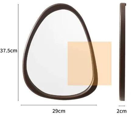 Espejo de pared de forma irregular