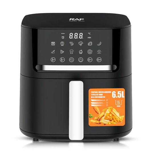 RAF European Standard 6.5L Air Fryer with Display
