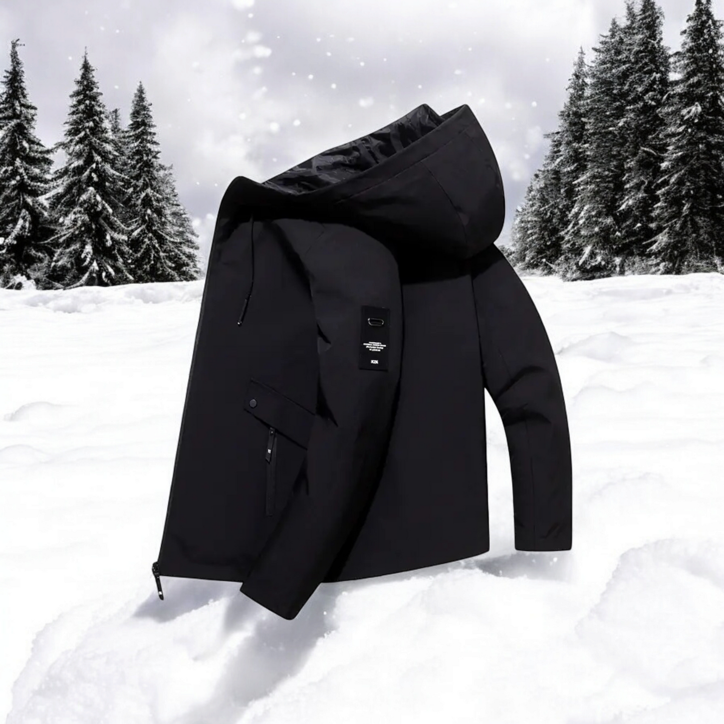 Men's Casual Lightweight Hooded Jacket for Spring/Fall