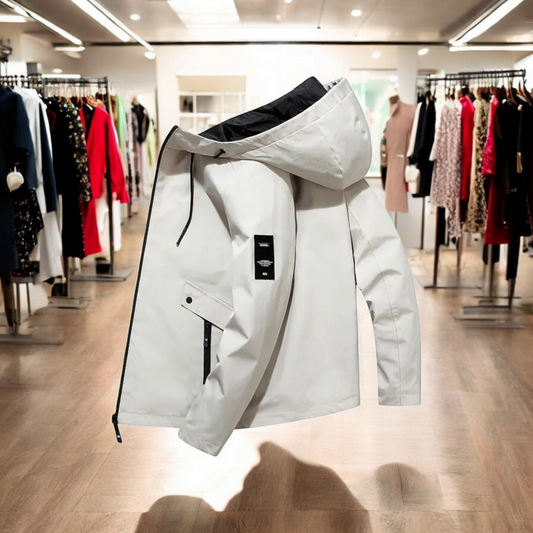Men's Casual Lightweight Hooded Jacket for Spring/Fall