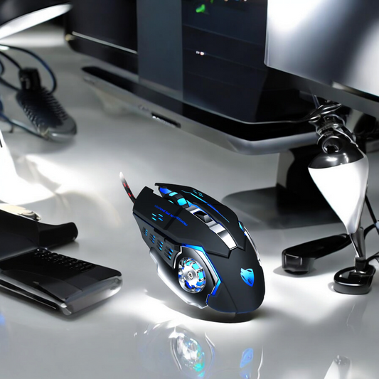 V6 Mechanical Wired Gaming Mouse for PC and eSports