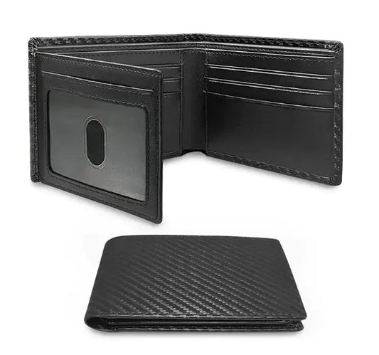 Cartera de fibra de carbono con protección RFID
