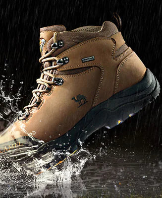 Botas altas de senderismo impermeables para hombre - Camel Brand