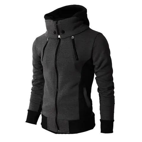 Men's Slim Fit Hoodie Jacket - Casual Sports Cardigan