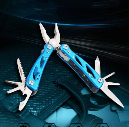 Alicates y cuchillo multifunción para exteriores
