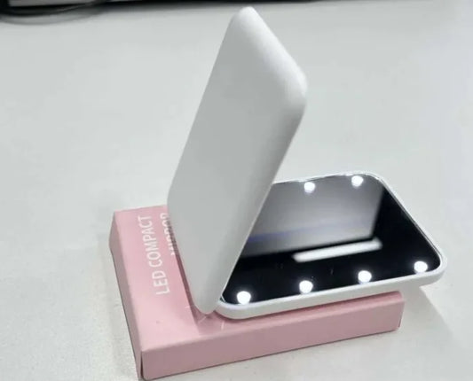 Espejo de maquillaje LED GlowFold