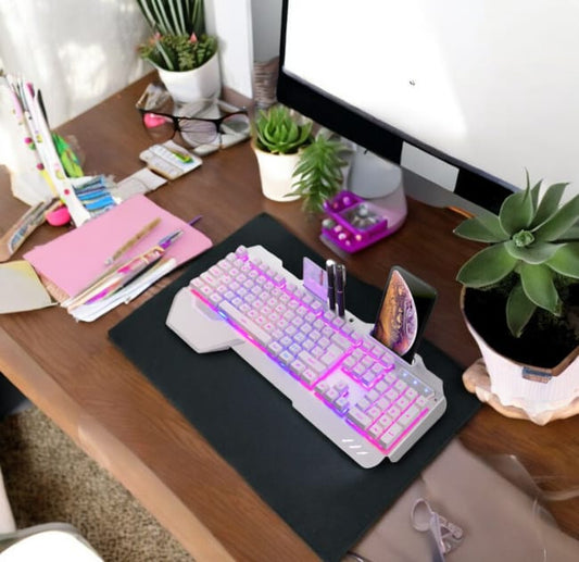 Ergonomic Mechanical Keyboard with RGB Backlight