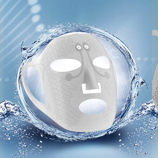 Mascarilla facial masajeadora EMS