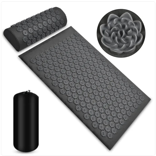 Juego de esterilla y almohada de masaje de acupresión