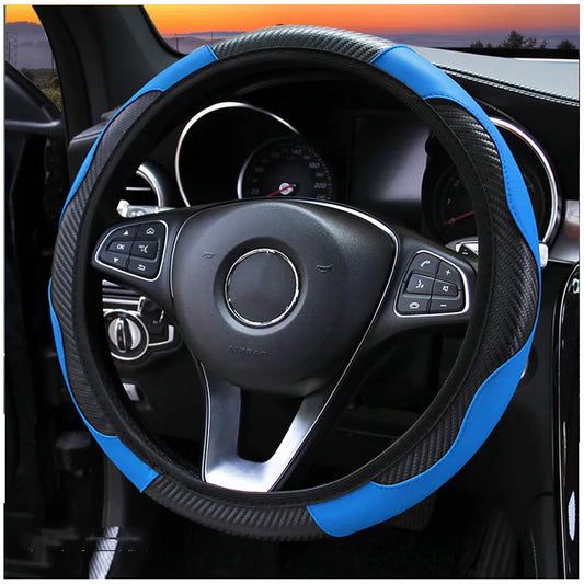 Funda de fibra de carbono para volante de automóviles