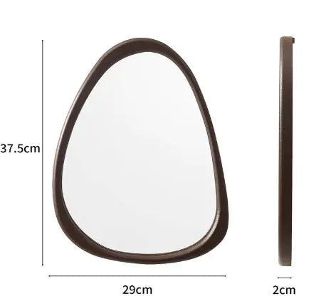 Espejo de pared de forma irregular