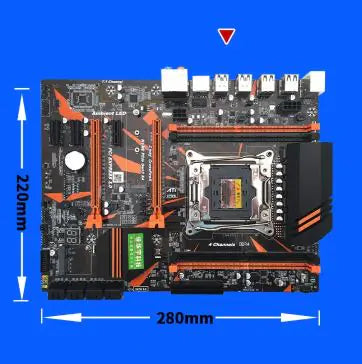 Placa base X99 LGA2011-3, DDR4 de cuatro canales