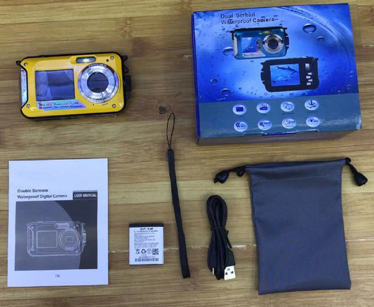 Waterproof 2.7K 48MP Digital Camera with Zoom HD368