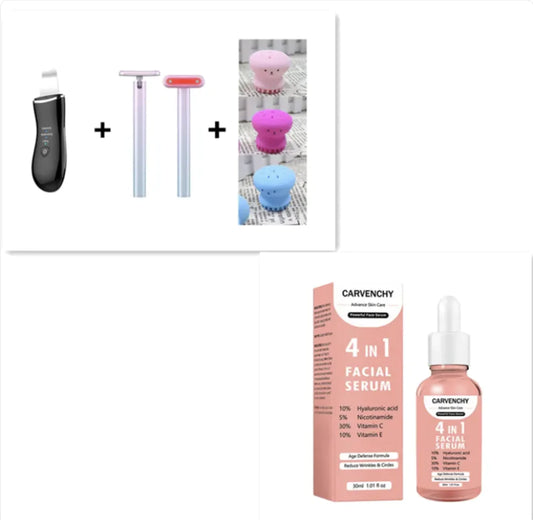 Masajeador de microcorriente Beauty Eye con luz de color e iontoforesis