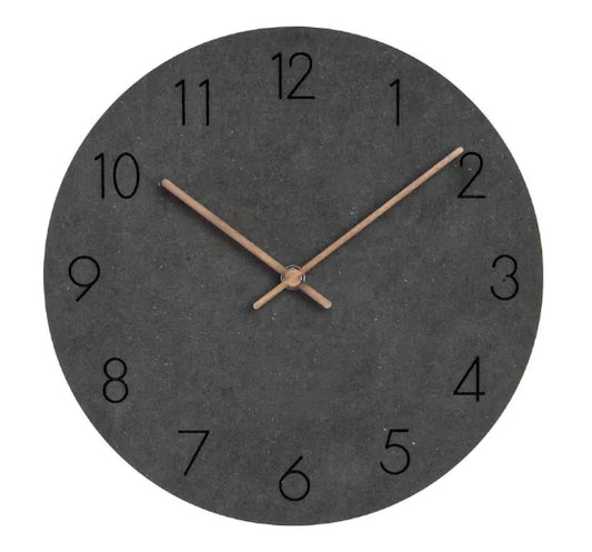 Reloj de pared de madera - Diseño minimalista nórdico