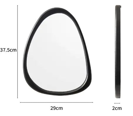 Espejo de pared de forma irregular