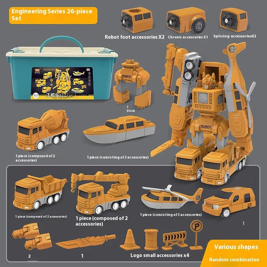 Juguete de construcción magnético transformable para niños