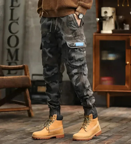 Pantalones cargo retro casuales para hombre y mujer (una pieza)