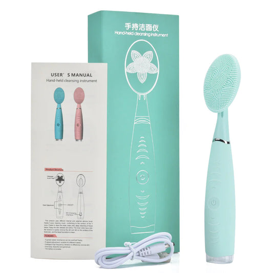 Cepillo eléctrico de limpieza facial