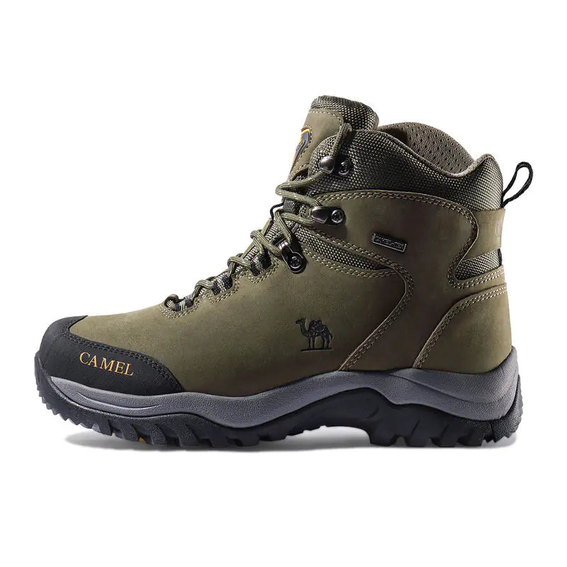 Botas altas de senderismo impermeables para hombre - Camel Brand